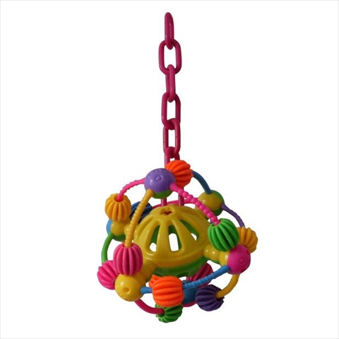 Space Ball On A Chain Happy Beaks Bird Toy