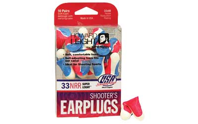 1891 Super Leight Ear Plug Foam Red & White & Blue Nrr 33 With O Cord 0