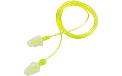 -peltor 97317 Tri-flange Ear Plug Yellow Reusable Hearing Protection With Cord 3 & Pack