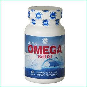 Rom-60 Unique Omega Krill Oil 60 Softgels 12 Bottles