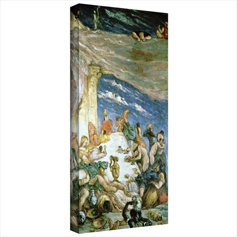 Artwal The Orgy Gallery-wrapped Canvas Artwork By Paul Cezanne, 12 X 24 Inch