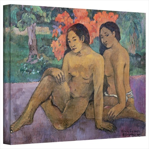 Artwal And The Gold Of Their Bodies Gallery-wrapped Canvas By Paul Gauguin, 20 X 24 Inch