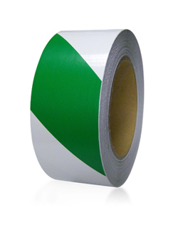 25-600-2100-685 Floormark - Green And White Stripe, 2 In. X 100 Ft.