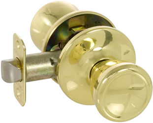 Brayden Series Grade 3 Privacy Knob Set, Bright Brass