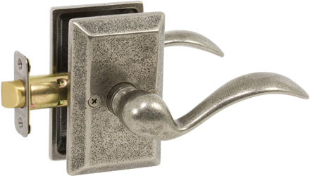 692608sl Tiara Lever - Privacy, Aged Pewter