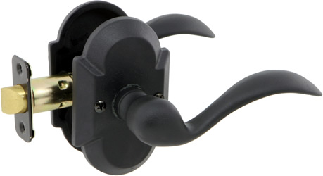 692609cl Tiara Lever - Privacy, Aged Black