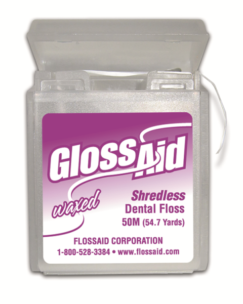 Gdf Glossaid Dental Floss, 4 Pack