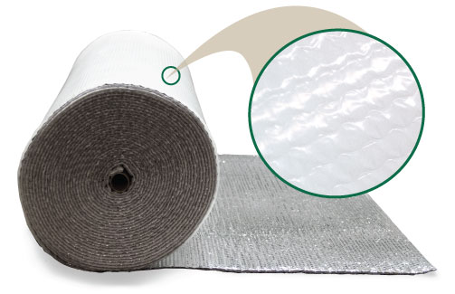 Bb-std203 Double Bubble White & Foil Reflective Insulation - 500 Sq Ft Roll
