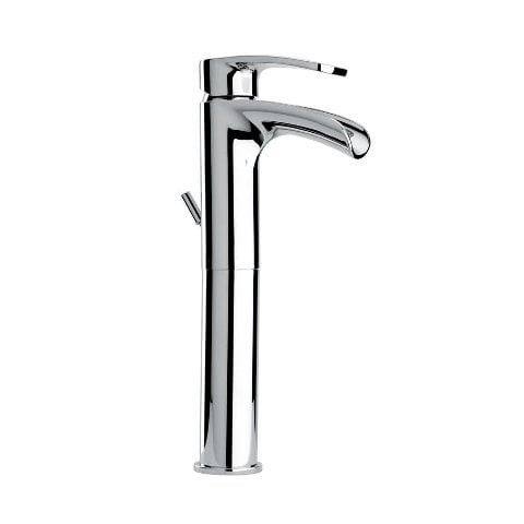 10205wfs-92 Single Loop Handle Tall Vessel Sink Faucet, Rose Gold Designer Finish
