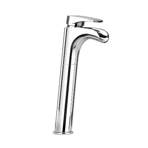 10206wfs-82 Single Loop Handle Tall Vessel Sink Faucet, Brushed Gold Designer Finish