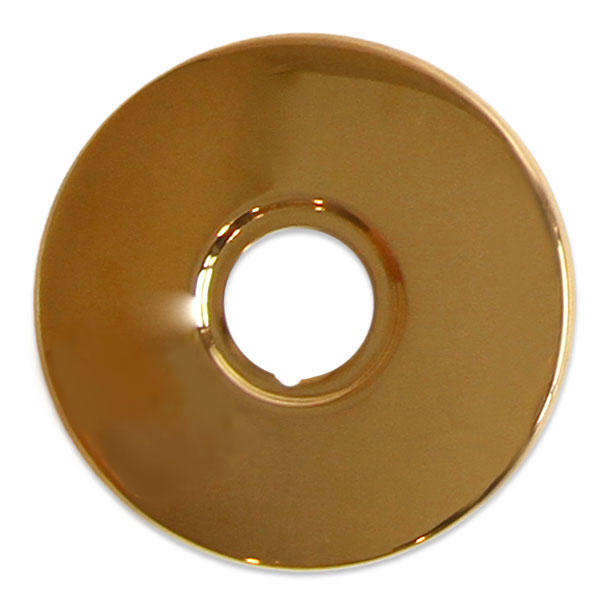 12144r-120 5 In. Cast Brass Tub Spout With Diverter, Polished Gold Designer Finish