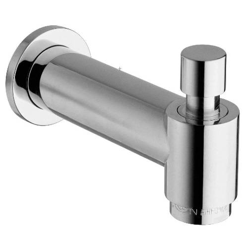 12144rl 7 In. Cast Brass Tub Spout With Diverter, Chrome