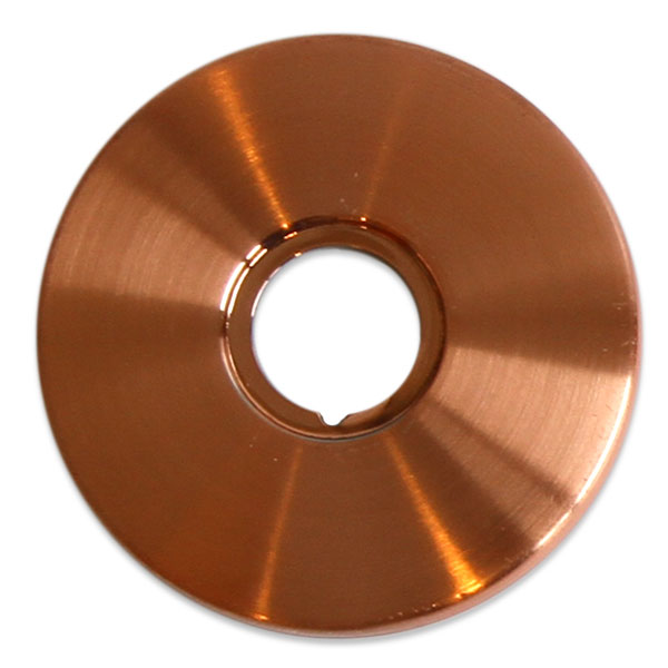 4894-65 Solid Brass 4 In. Faucet Base Plate, Brushed Copper Designer Finish