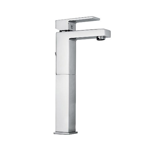 12205 Chrome Single Lever Handle Tall Vessel Sink Faucet