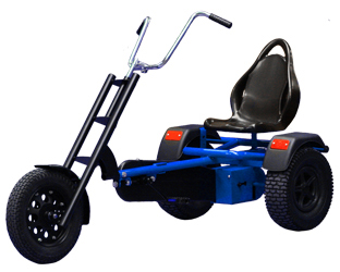 Renegade.blbp3 Renegade Pedal Kart, Blue, 3-speed