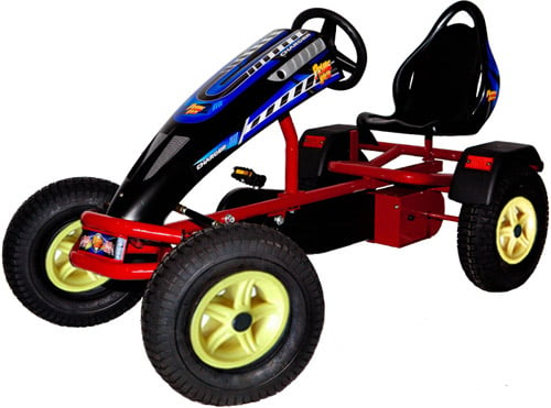 Charger.rdyp Charger Pedal Kart, Red-yellow Wheels