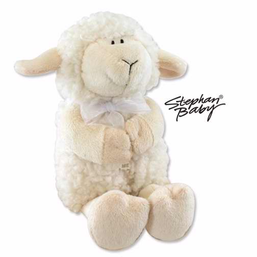 63315 Toy Plush Musical Lamb Jesus Loves Me 11 In. White