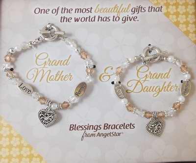 128403 Bracelet Blessings Grandmother & Granddaughter Gift Boxed Set Of 2