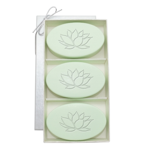 Signature Spa Trio Green Tea & Bergamont-lotus Soap