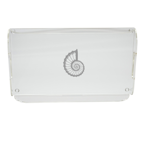 Acrylic Serving Tray With Handles-spiral