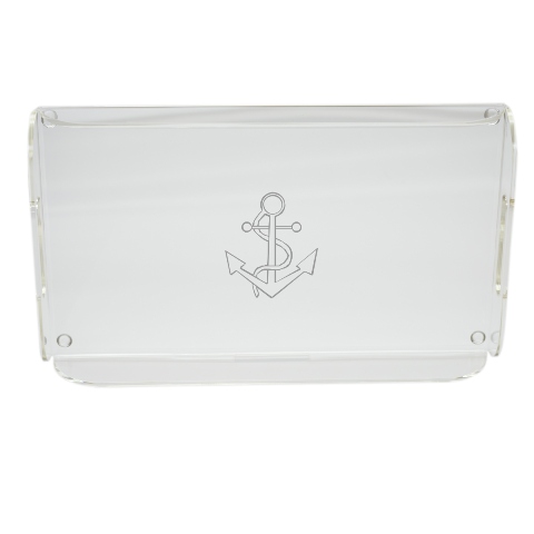Acrylic Serving Tray With Handles-anchor