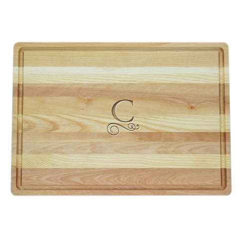 Master Collection Wooden Cutting Board Large-pi-flourish-a