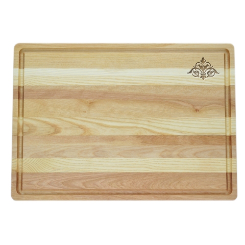 Master Collection Wooden Cutting Board Large-damask