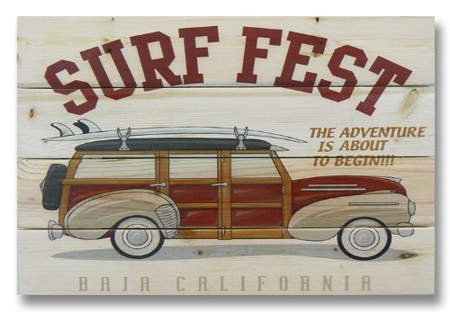 Wsfb2014 20 X 14 Surf Fest Wood Art