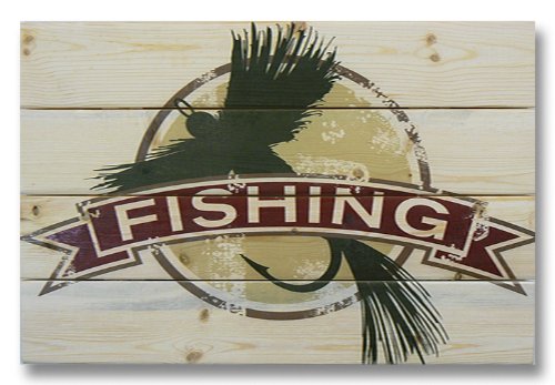 Wffh2014 20 X 14 Fly Fishing Wood Art