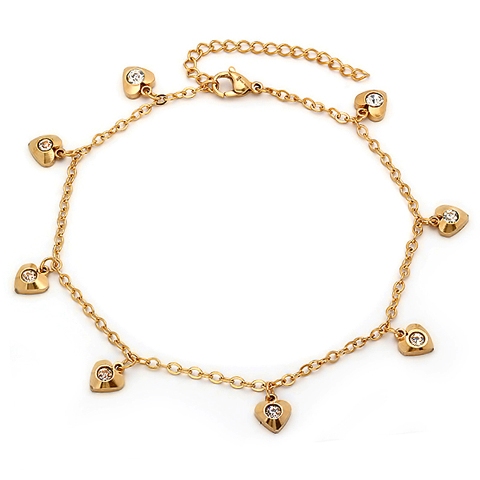 Ladies 18kt Gold Plated Anklet