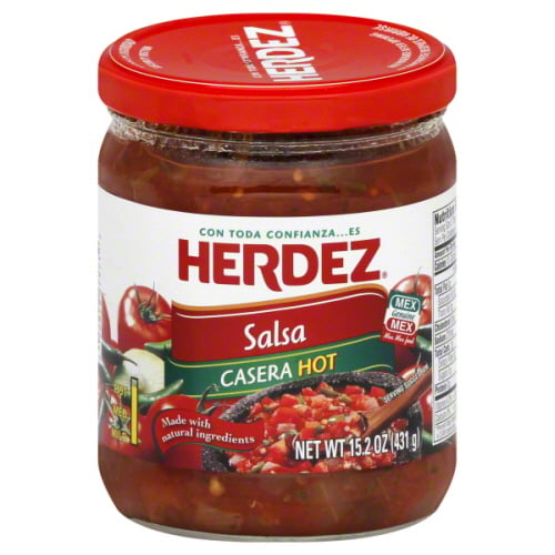 UPC 072878275712 product image for HERDEZ SALSA CASERA HOT SNKSZ-15.2 OZ -Pack of 12 | upcitemdb.com