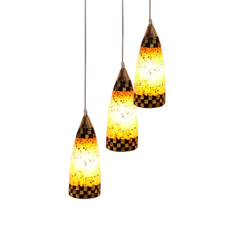 Pg11a0702-03 Funky Modern Retro Style Handcrafted Aquarela Glass Ceiling Pendent Lamp