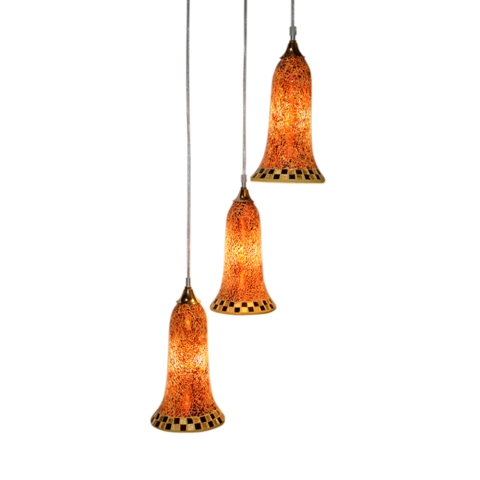 Pg11a1001-03 Funky Modern Retro Style Handcrafted Aquarela Glass Ceiling Pendent Lamp