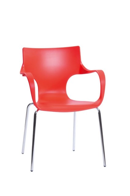 Mm-pc-023-red Phin Dining Chair Red Pack Of 2