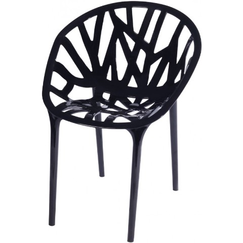 Mm-pc-069-black Branch Chair Black Pack Of 2