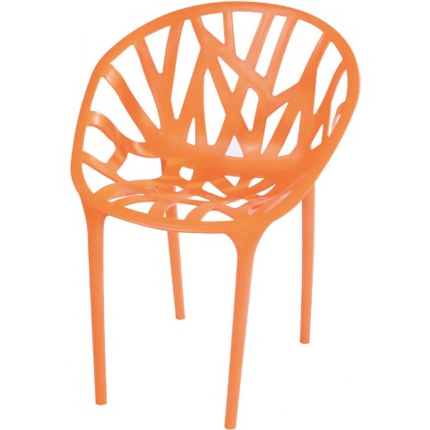 Mm-pc-069-orange Branch Chair Orange Pack Of 2