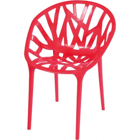 Mm-pc-069-red Branch Chair Red Pack Of 2
