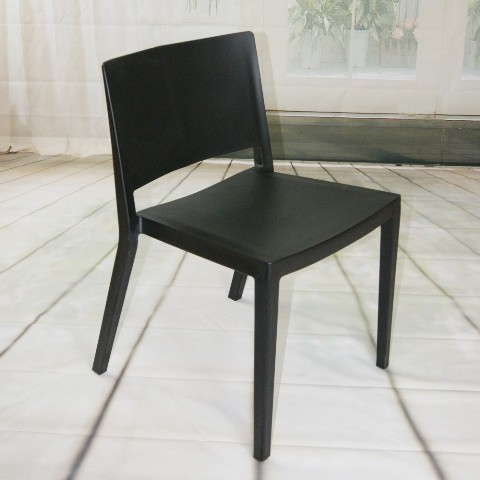 Mm-pc-071-black Elio Chair Black Pack Of 2
