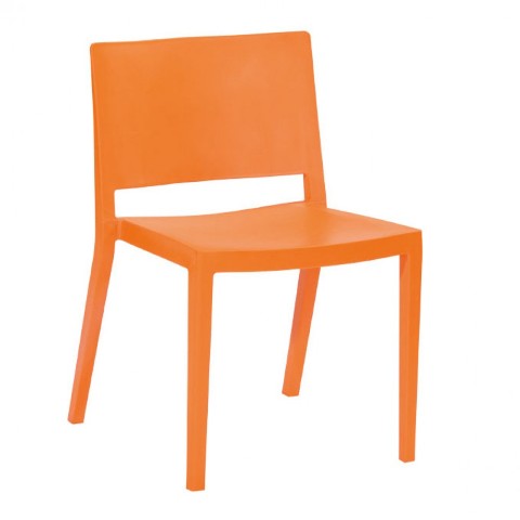 Mm-pc-071-orange Elio Chair Orange Pack Of 2