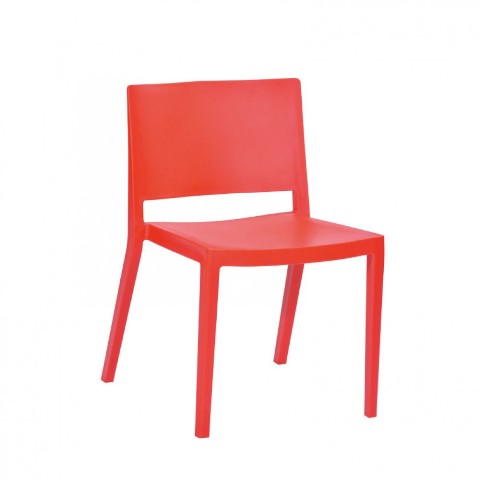 Mm-pc-071-red Elio Chair Red Pack Of 2