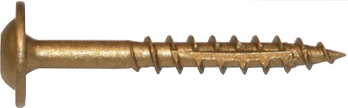 7 X 1.25 In. Bronze Star Modified Truss Head Cabinet Screws - 5lb. 1070 Pieces