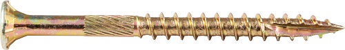 10 X 2 In. Gold Star Heavy Duty General Purpose Star Drive Wood Screws - 1lb. 98 Pieces