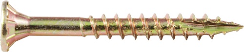 8 X 1.5 In. General Purpose Gold Star Drive Wood Screws - 1lb. 227 Pieces