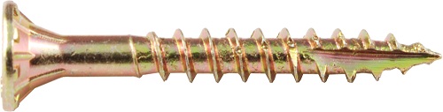 8 X 1.25 In. General Purpose Gold Star Drive Wood Screws - 1lb. 196 Pieces