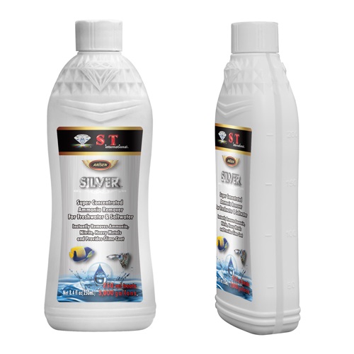 Silver Ammonia Remover For Freshwater And Saltwater Aquariums, 8.4 Oz.