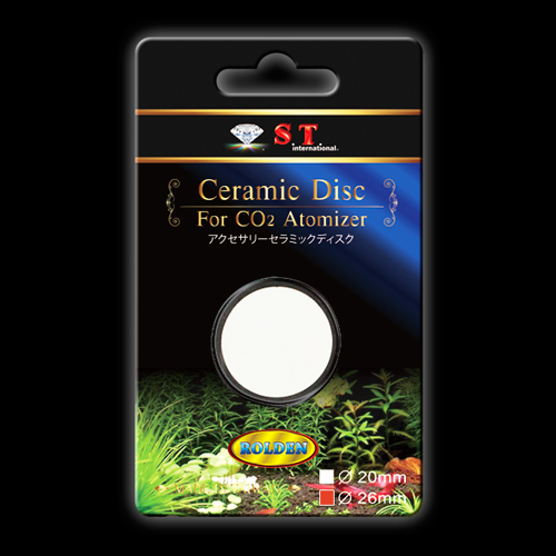 Ceramic Disc For Aquarium Co2 Atomizer, 26 Mm.