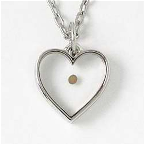 815038 Necklace Mustard Seed Heart With 20 In. Chain