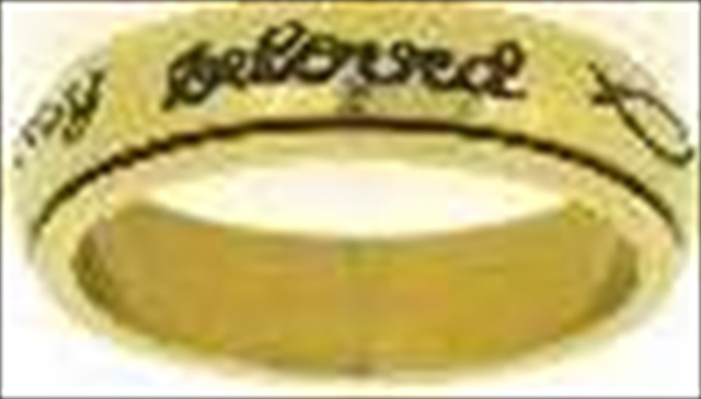 05550x Ring I Will Wait Beloved Gold Spin Style 362 Size 9