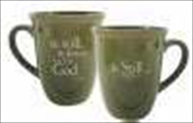 365966 Mug Be Still & Know Green With Gift Box