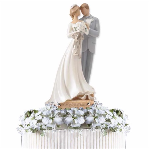 124646 Cake Topper Legacy Of Love Wedding Two Shall Become One